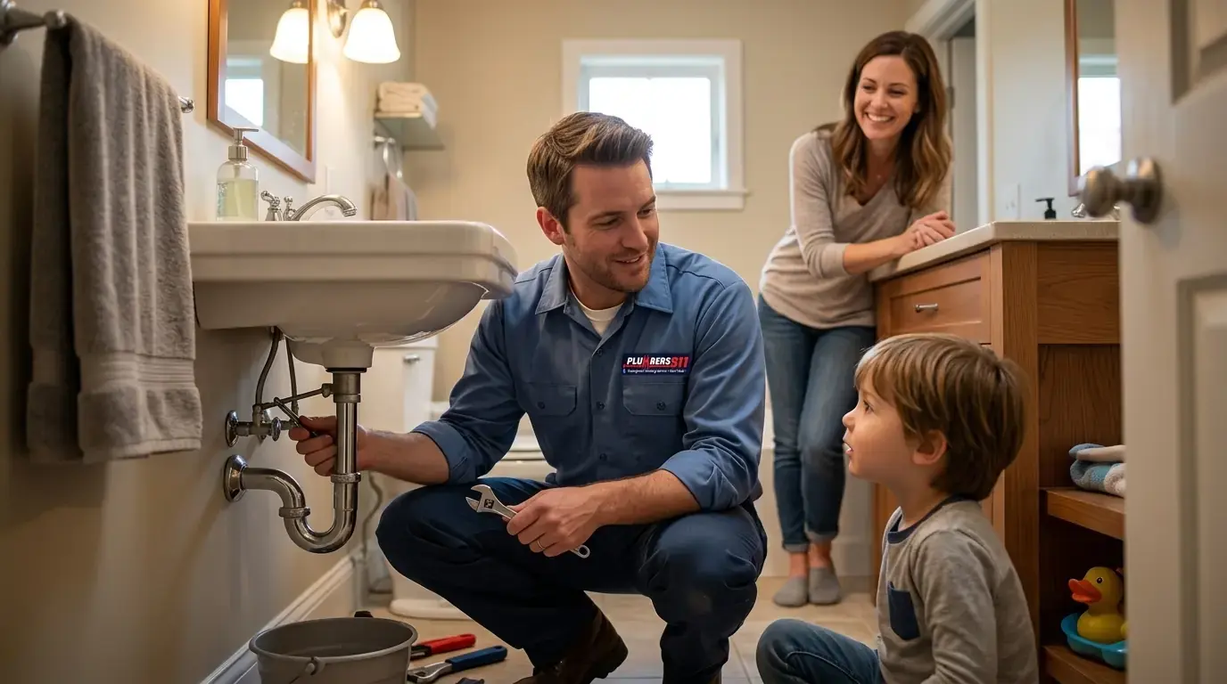 Licensed plumber at work in Brookfield, IL